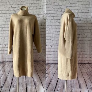 Oak + Fort Sweater Dress oversize cozy classic chic XS Small